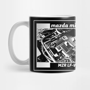 Mazda Miata MX-5 NC ENGINE (Black Version) Mug